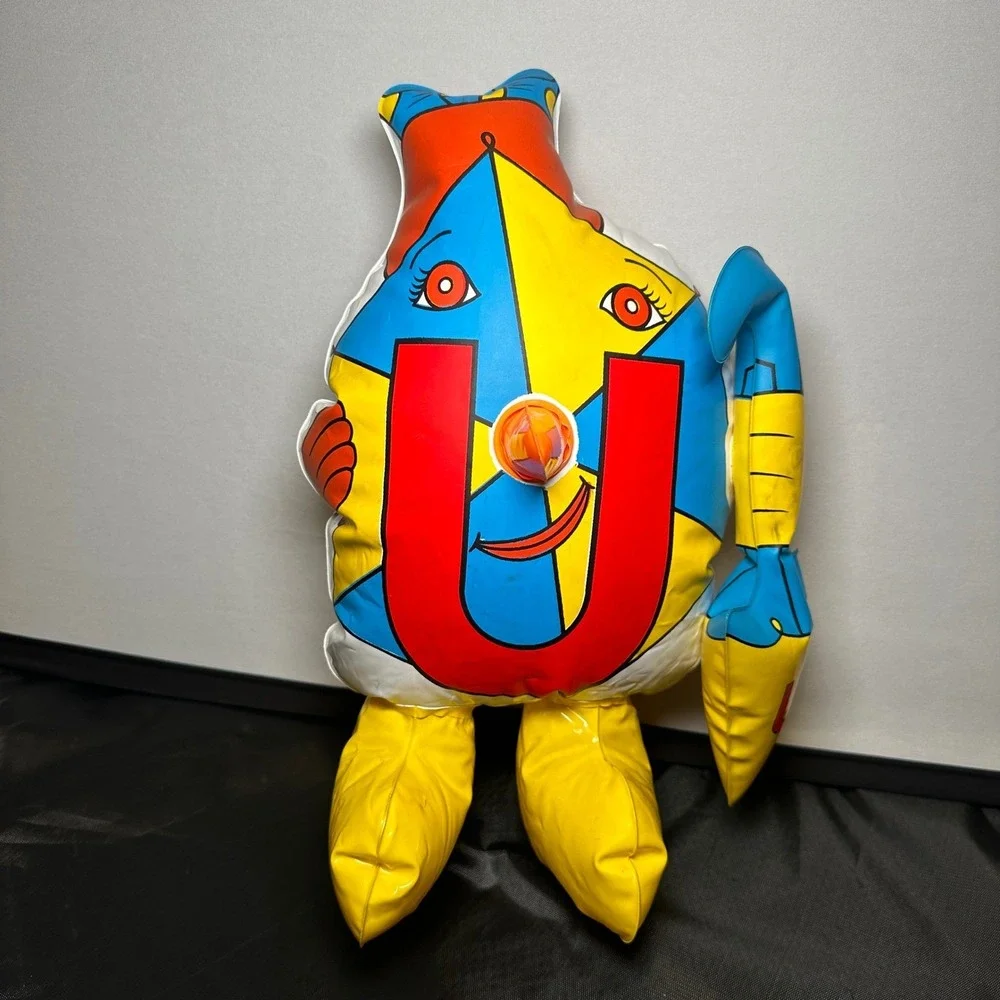 Vintage 1971 Inflatable The Letter People Miss‎ U Upsy Daisy Umbrella Arista C